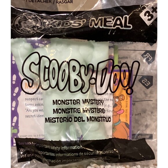 Wendy's Scooby Doo Glow In Dark Monster Mystery Action Figure - Picture 1 of 6